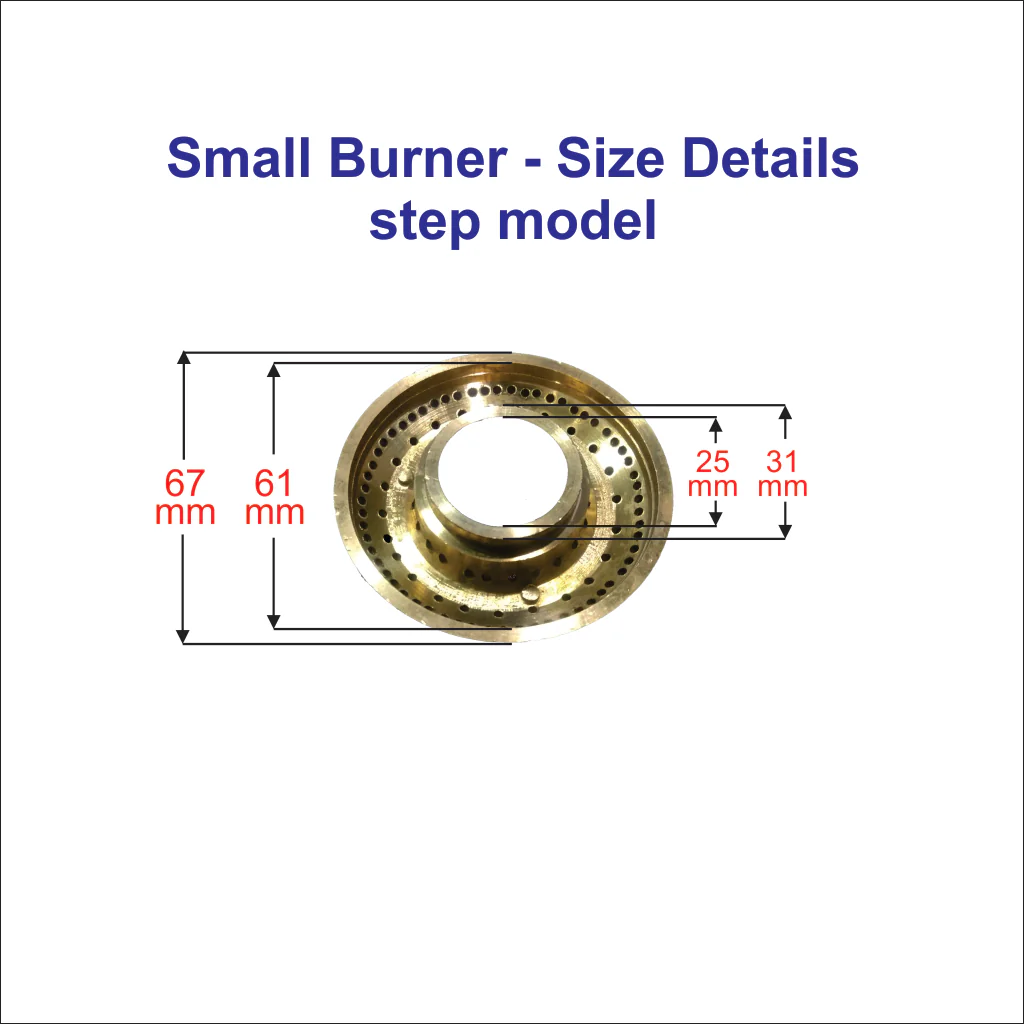 2-Piece Gas Stove Burner Set for Pigeon Glass Top Stove - SM Model | High-Quality Replacement Parts# - Image 4