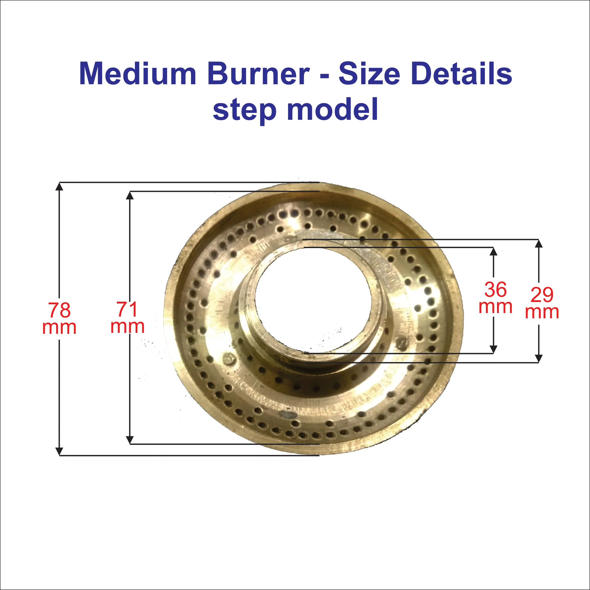 4 nos of Burner Suitable for Kaff Gas Stove (Only Burners not full stove) 2SMB - Image 4