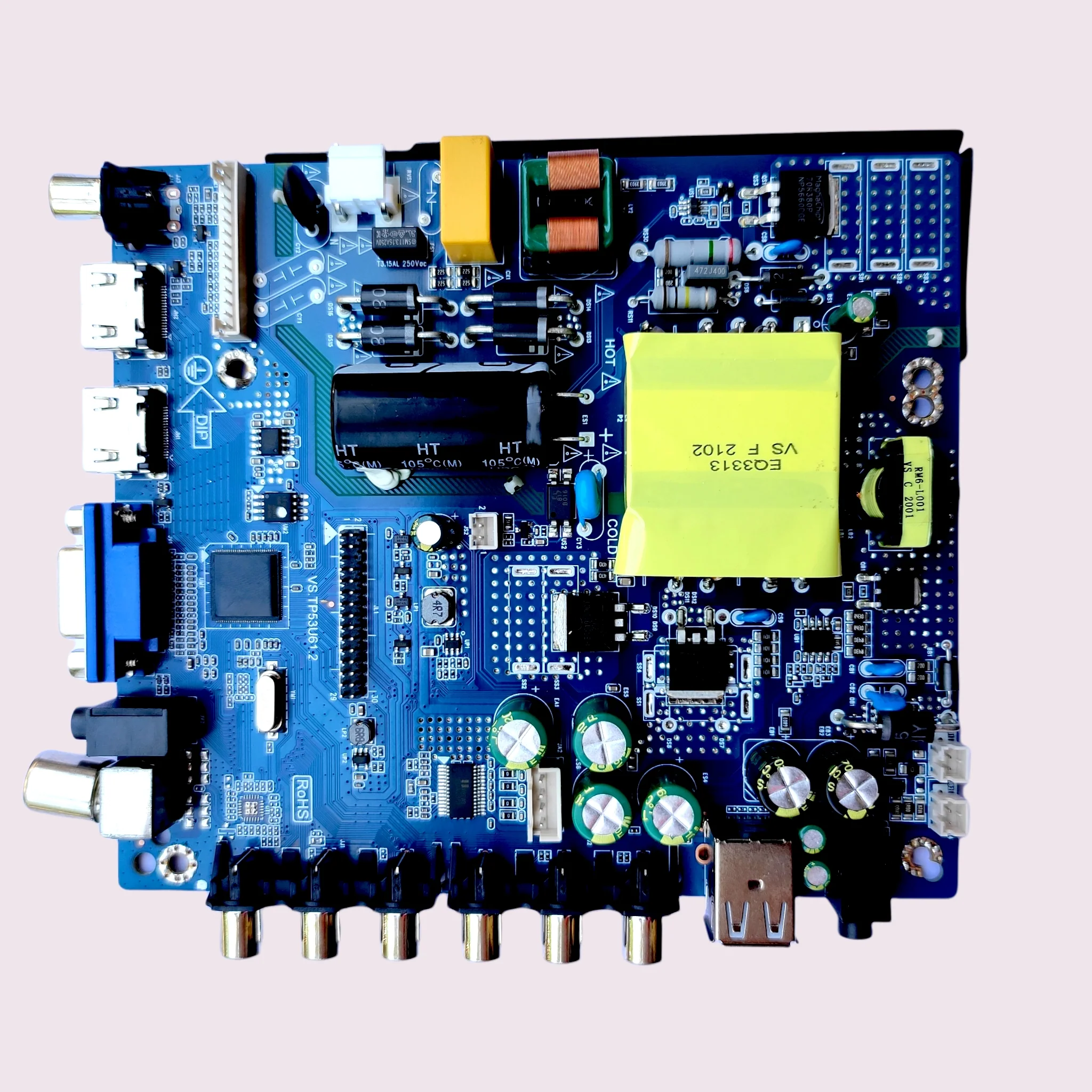 Universal LCD/LED TV Combo Board with Remote –  VS.TP53U61.2 Fits 32 to 45 Inch TVs# - Image 3
