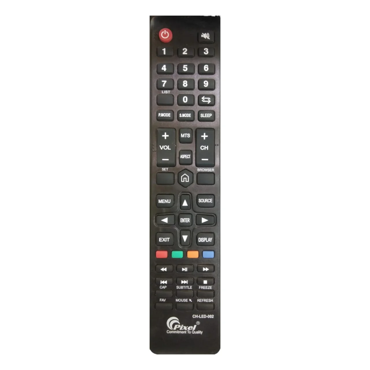 Pixel led002 tv remote