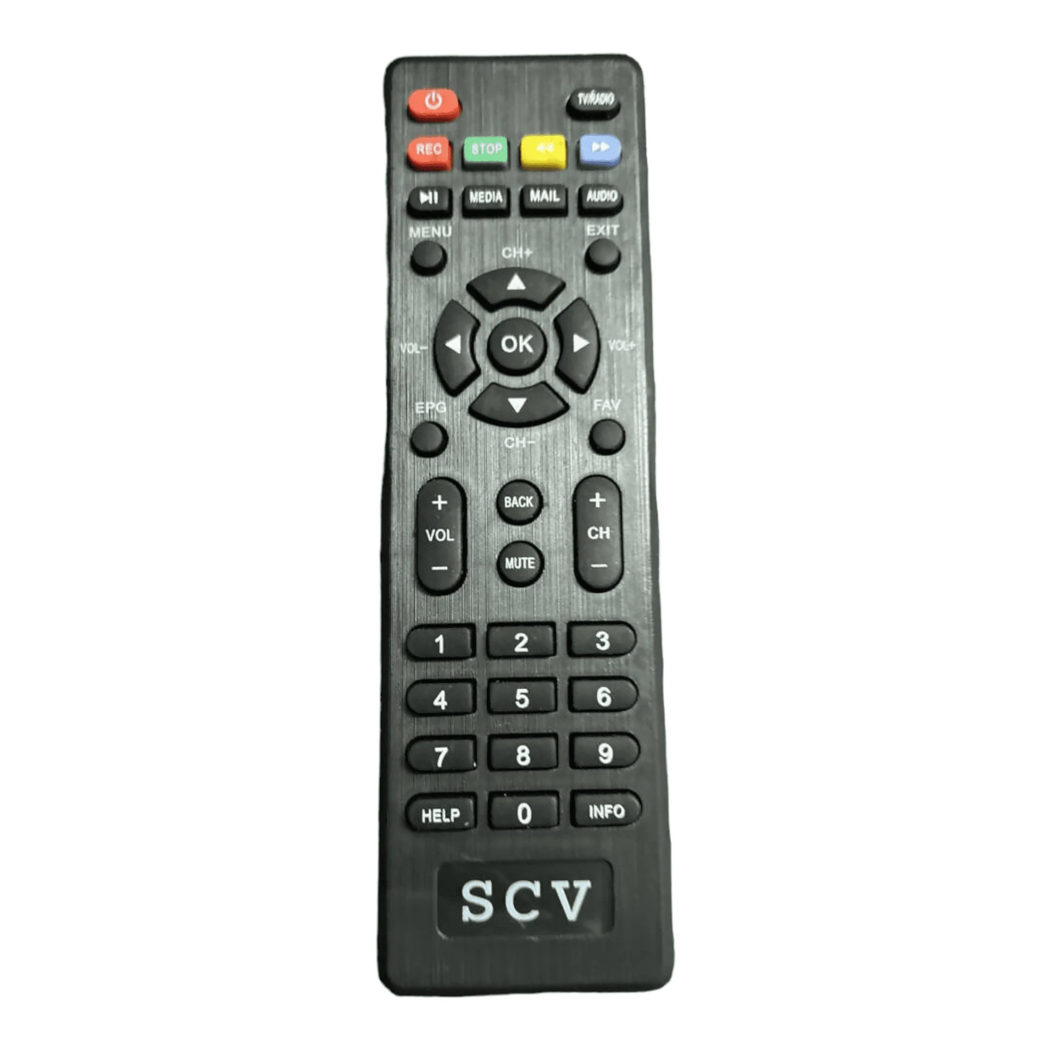 SCV Remote Control – Compatible Replacement for TV, DTH, and Set-Top Boxes#